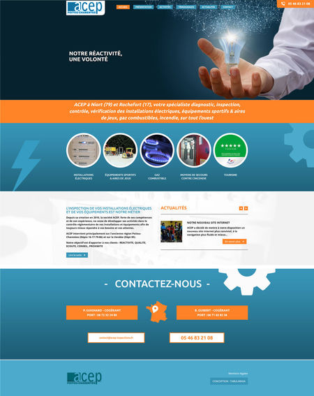 Controle diagnostic nouveau site internet